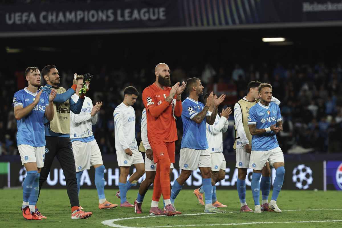 I giocatori del Napoli