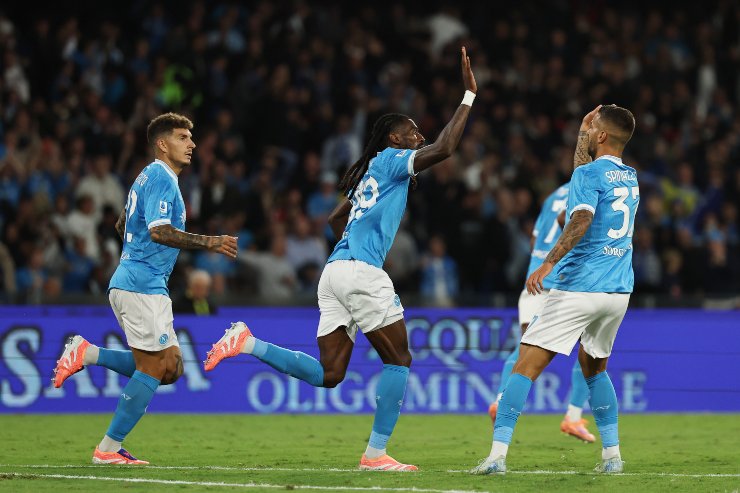 I giocatori del Napoli