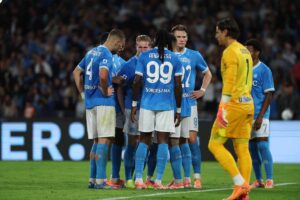 I giocatori del Napoli