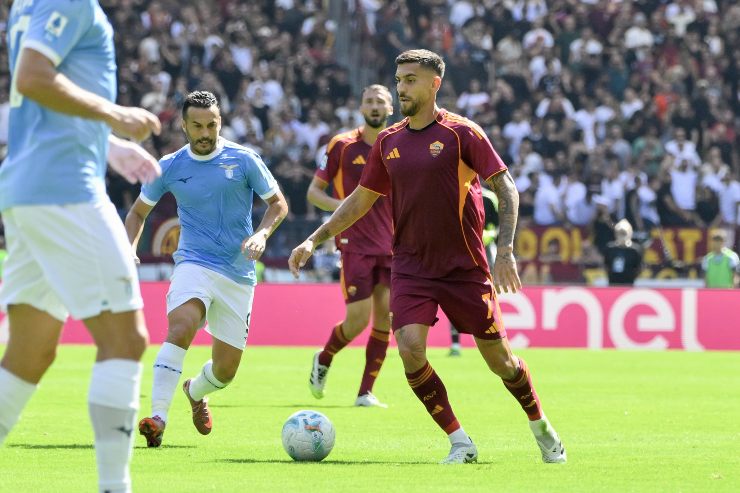Il centrocampista della Roma, Lorenzo Pellegrini