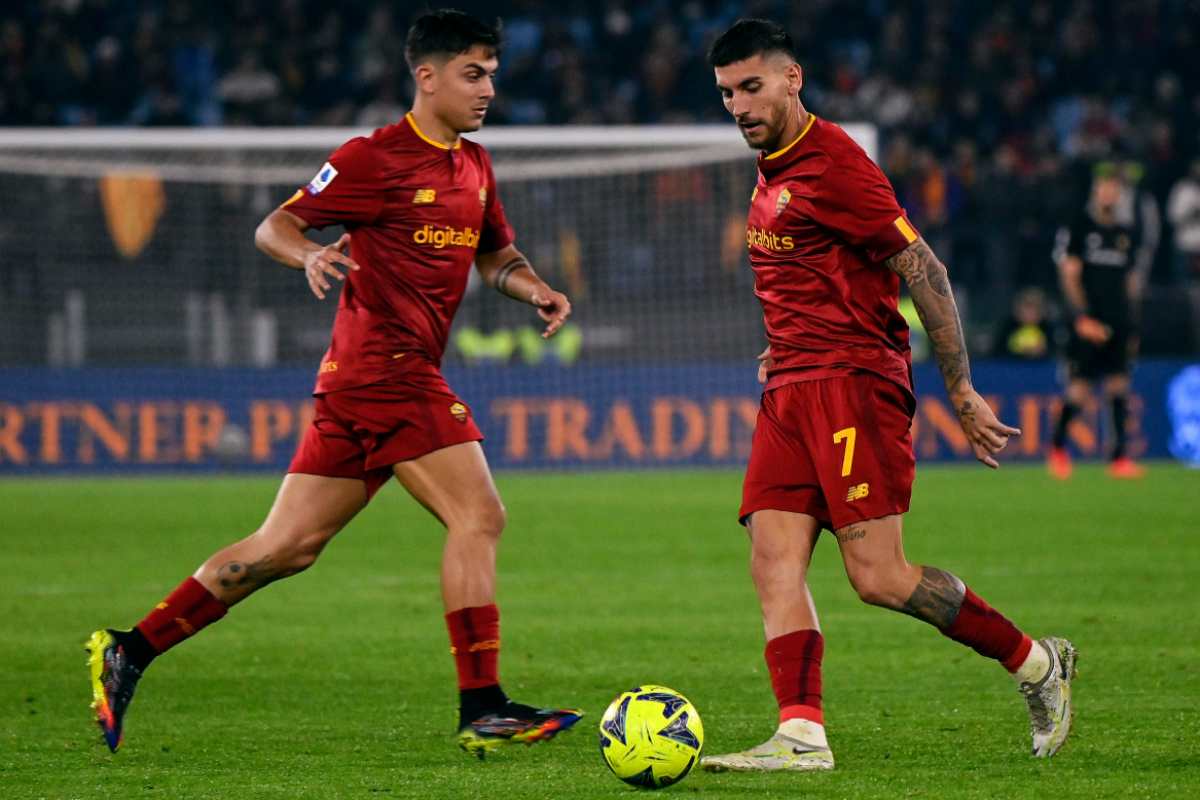 Dybala e Pellegrini in campo con la Roma