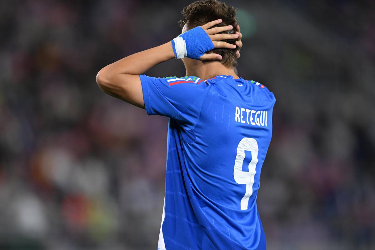 Retegui con la maglia della Nazionale