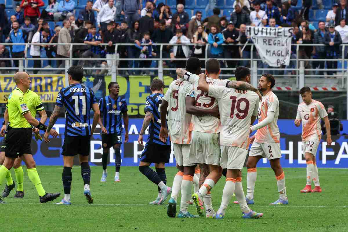 Inter e Roma in campo