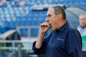 Sarri sulla panchina della Lazio
