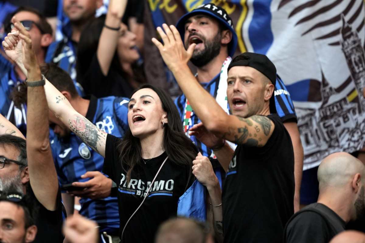 Tifosi dell'Atalanta allo stadio