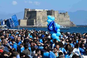 I tifosi del Napoli in festa per lo Scudetto