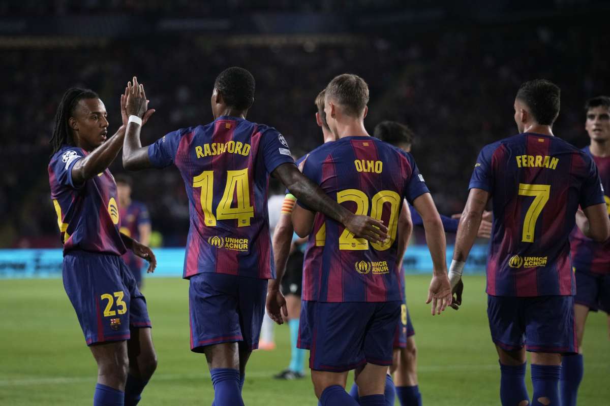 I giocatori del Barcellona