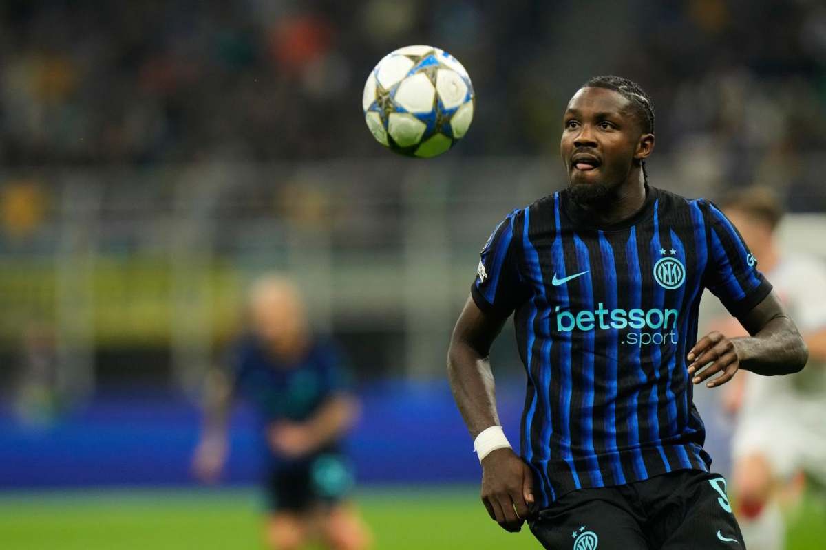 Marcu Thuram in campo in Champions League
