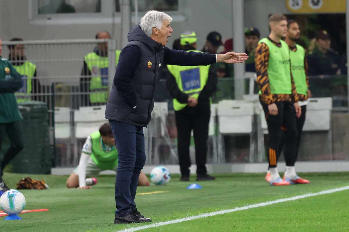 Gasperini a bordo campo