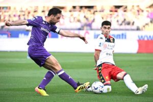 Bonaventura con la maglia della Fiorentina