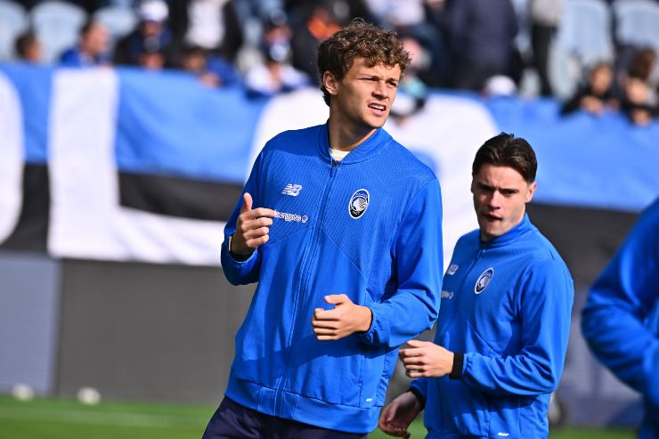 Giorgio Scalvini in una fase di riscaldamento