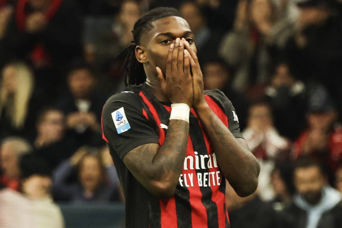 La disperazione di Rafa Leao contro il Parma