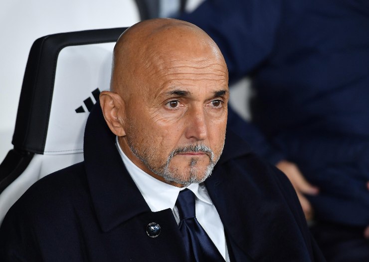 Luciano Spalletti sulla panchina della Juve