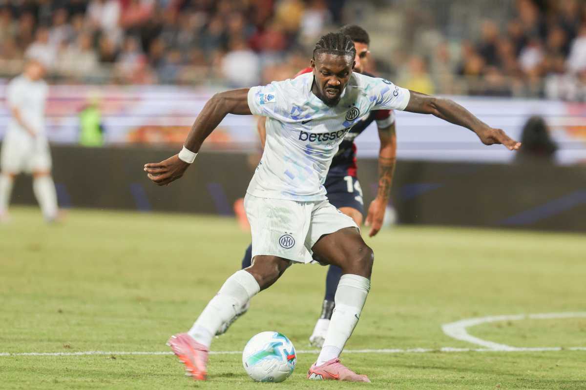 Thuram con la maglia dell'Inter