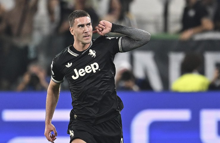 Dusan Vlahovic, attaccante della Juventus