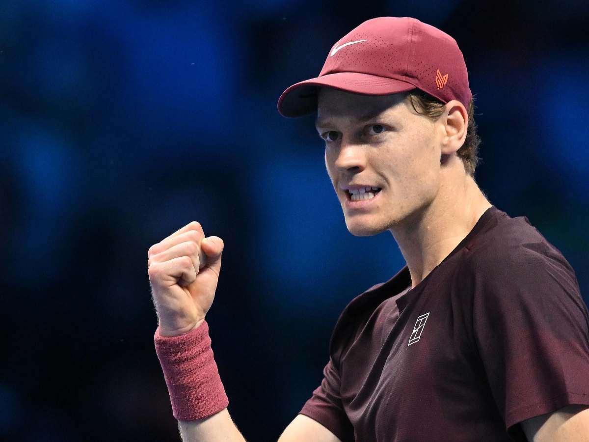 Jannik Sinner esulta