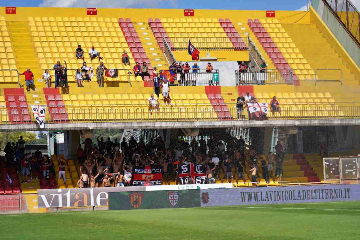 Lo stadio del Benevento