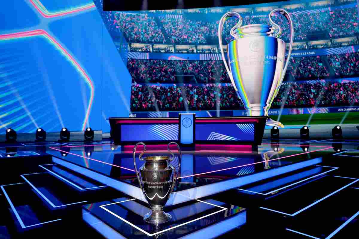 Il trofeo della Champions League