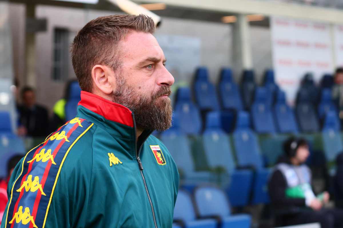 De Rossi sulla panchina del Genoa