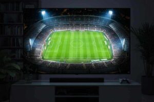 Campo di calcio dall'alto