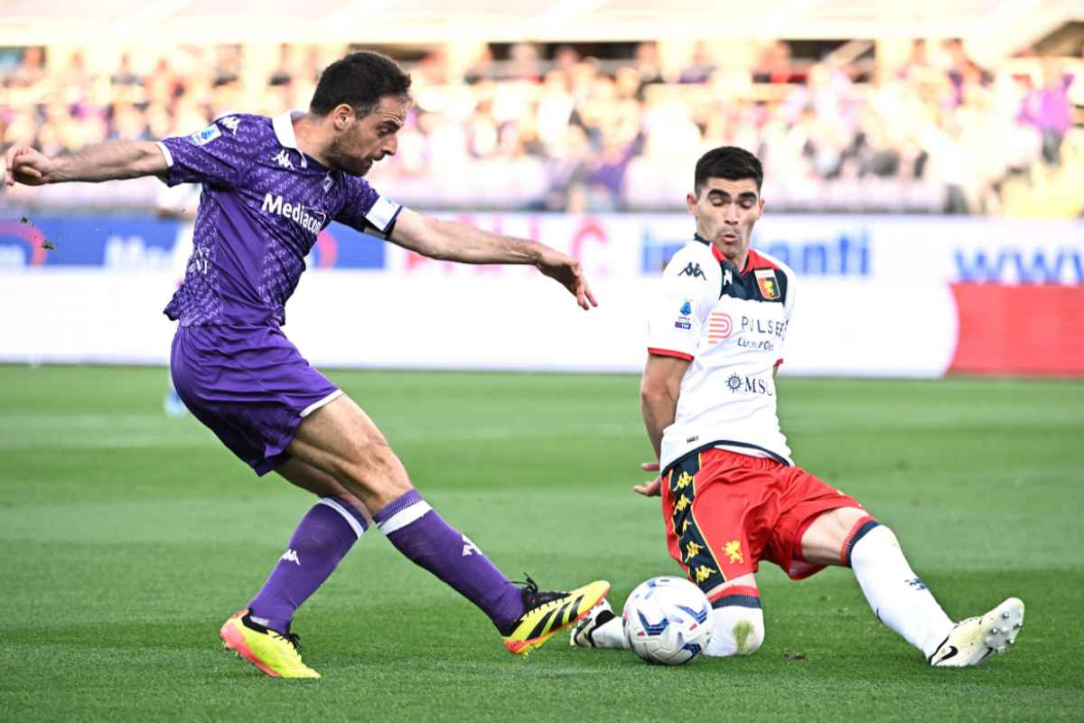 Bonaventura con la maglia della Fiorentina