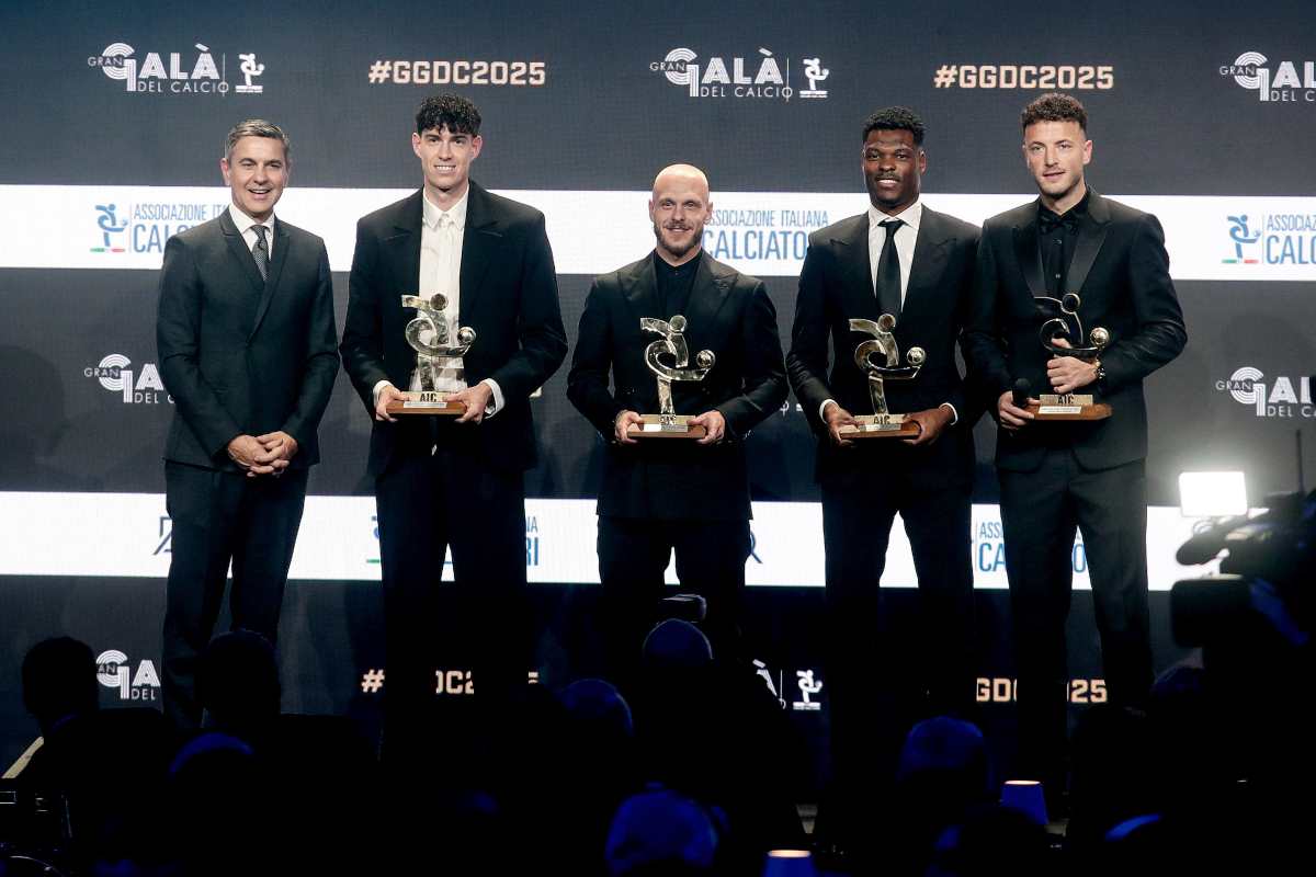 I giocatori dell'Inter premiati